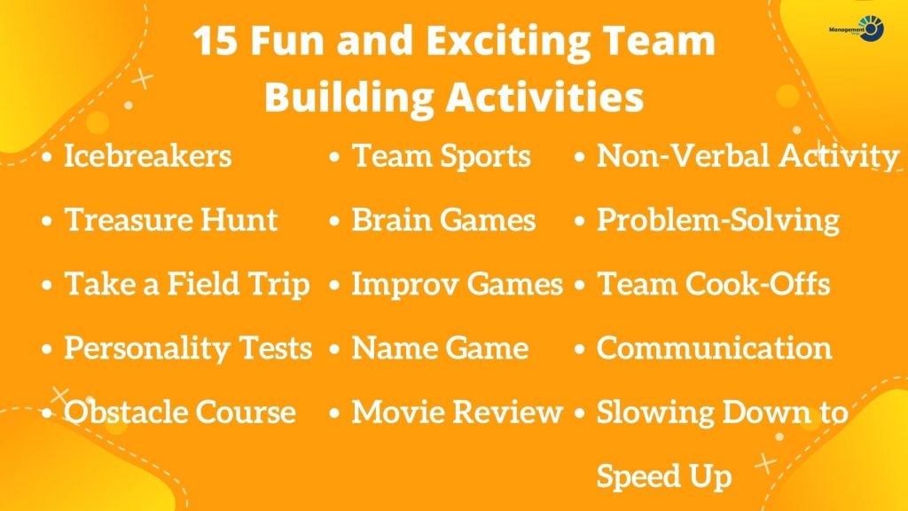 team building activities fun