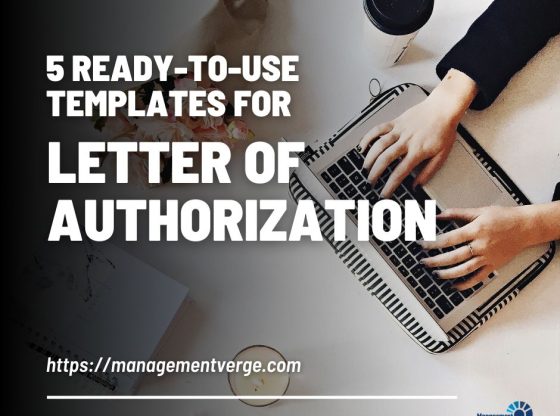 template for letter of authorization